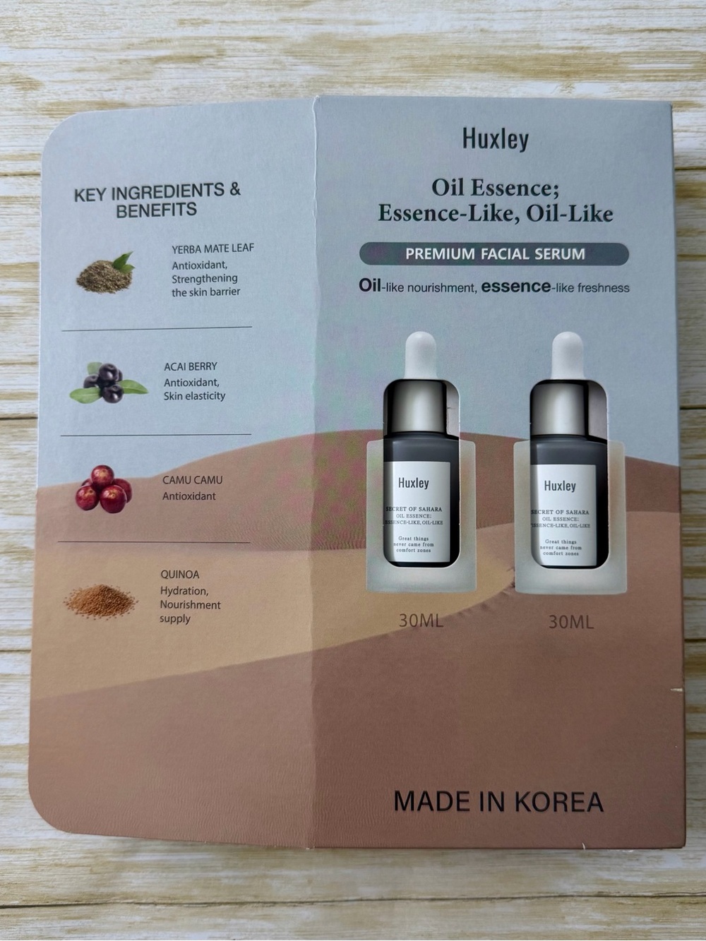 Huxley Oil Essence Premium Facial Serum